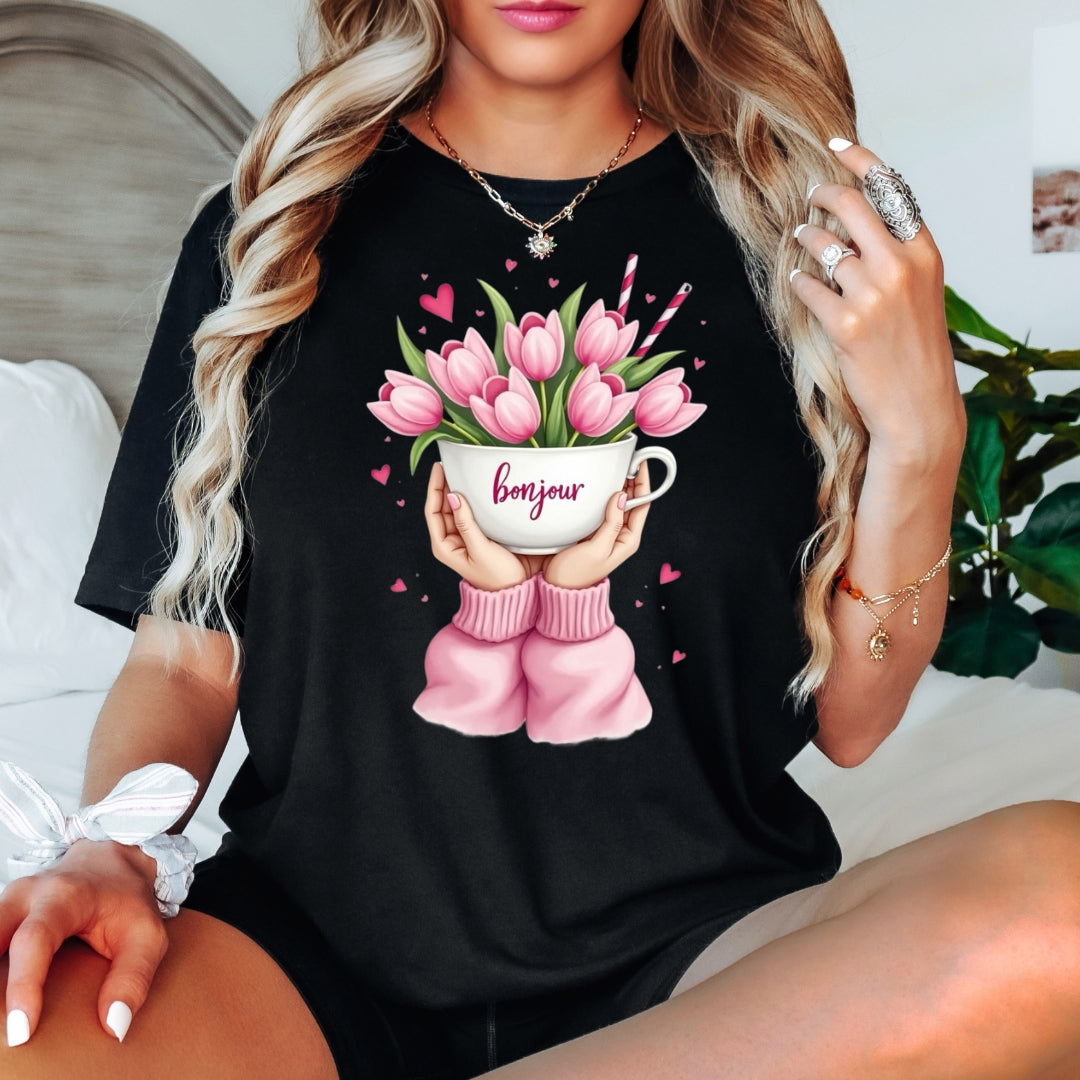 Tricou Cana Bonjour