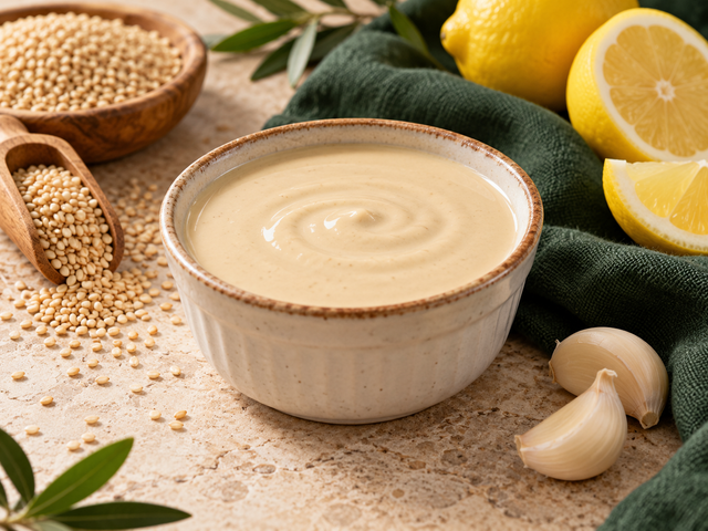 Tarator – sos de tahini cu lămâie